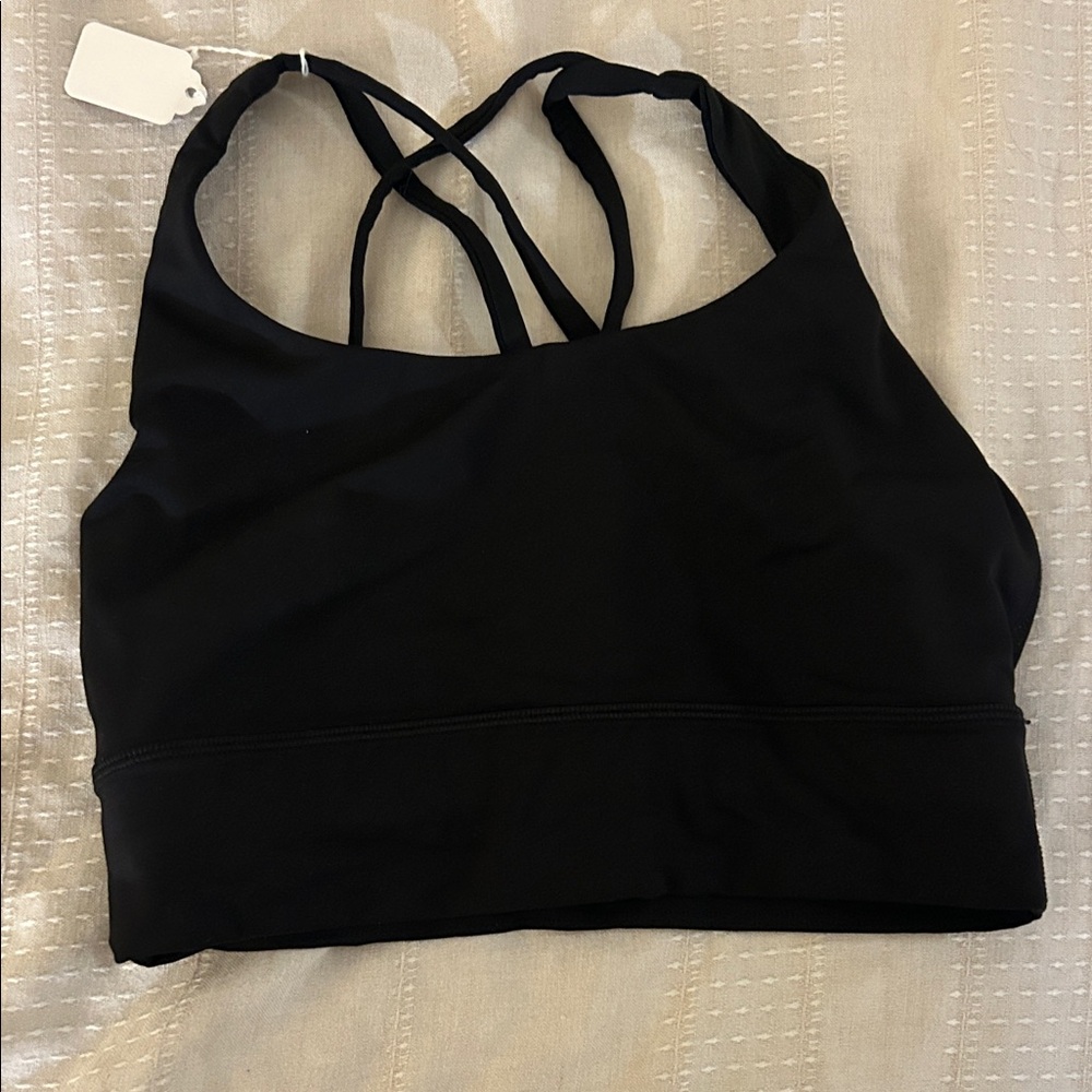 Lululemon Athletica Black Strappy Sports Bra